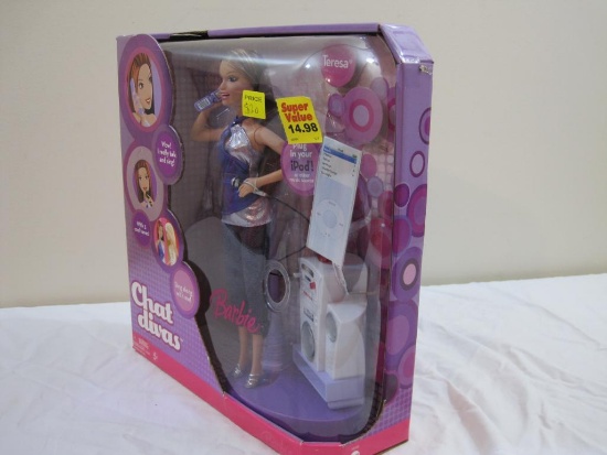 Chat Divas Teresa Collectible Barbie Doll, 2006 Mattel, NRFB, 1 lb 12 oz |  Art, Antiques & Collectibles Toys Dolls Barbie Dolls Contemporary (1973 -  Now) | Online Auctions | Proxibid