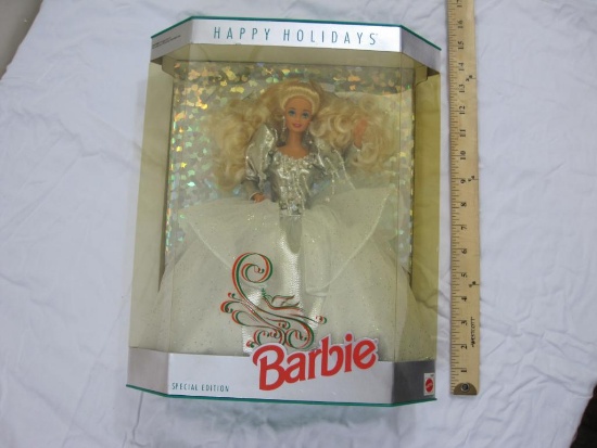 Happy Holidays Barbie, Special Edition, sealed, NRFB, 1992 Mattel, 1 lb 9 oz