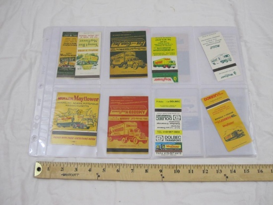 Lot of Vintage Mayflower Moving Matchbook Covers, 4 oz