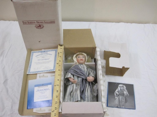 The Second Shepherd Porcelain Doll, The Ashton-Drake Galleries, new in box with original shipping