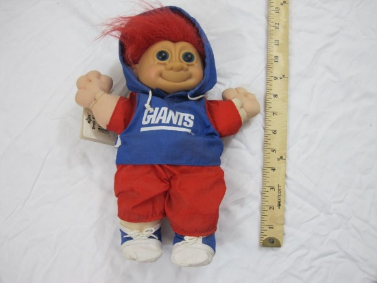 Vintage Russ Troll Kidz New York Giants Doll, 11 oz