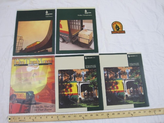 Lot of Mayflower Transit Brochures and Mayflower Moving Servicec Patch, 1 lb