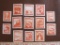 Lot of postage stamps of various denominations from Osterreich (Austria)