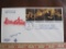 One 1976 First Day of Issue Cover including 4 1976 13 cent Declaration of Independence US postage