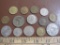 Lot of 14 foreign coins, various denominations, most of them from Mexico and dating from 1944 to