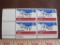 Block of 4 1974 26 cent Shrine of Democracy US airmail stamps, Scott # C88