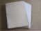 Lot of 49 thick paper stamp storage sheets with holes punched in for a three-ring binder