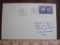 May 10, 1944 First Day of Issue addressed envelope with a 3 cent Completion of First