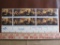 Block of 20 1976 Declaration of Independence 13 cent US postage stamps, #s 1691-1694