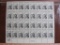 Full sheet of 32 1976 Adoph S. Ochs 13 cent US postage stamps, #1700