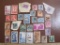 Lot of mostly canceled Italy postage stamps, plus a half dozen that were never used, including a