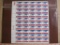 Full sheet of 50 1974 Shrine of Democracy 26 cent US Air Mail stamps, #C88