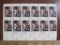 Block of 12 1976 13 cent Nativity Christmas US postage stamps, #1701