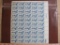 Full sheet of 50 1970 50th Anniversary of Woman Suffrage 6 cent US postage stamps, #1406