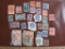 Lot of canceled stamps from foreign countries, including Italy, Belgium, Canada, Chile, USSR, Ceylon