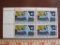 Block of 4 1969 10 cent Moon Landing US airmail stamps, Scott # C76