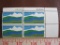 Block of 4 1967 Canada Centenary 5 cent US postage stamps, #1324