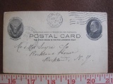 Used 1 cent McKinley postal card from 1907