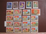 Lot of approximately 15 unused Russian postage stamps