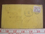 One US cover stamped November 30 '63 including one cancelled 1867 3 cent red Washington US postage