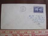 1944 First Day of Issue cover including cancelled 1944 3 cent Transcontinental Railroad US postage