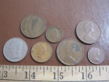 Lot of 7 European coins, including a 1971 