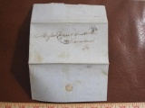 Baltimore March 24, 1855 invoice for 152 bags of corn shipped to Savannah, GA