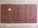 Three empty Pocket Plat Block File for Stamp Collectors booklets