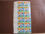 Block of 12 1974 EXPO'74 World Fair US postage stamps, Scott # 1527