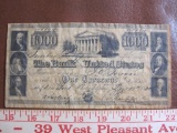 1840 promisory note (no. 8894) from The Bank of the United States promising to pay or ordering