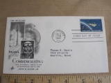 First Day of Issue envelope, postmarked Feb. 20, 1962 from Cape Canaveral, Fla and addressed to