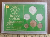 A complete range of Irish decimal coins, from 1980 to 1985 and 1/2p to 50 p, Reid's Ireland Ltd. In
