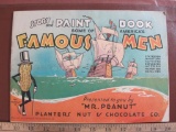 1935 Story and Paint Book, some of America's Famous Men, 