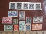 Stamp lot that includes 4 Freie Stadt Danzig postage stamps