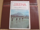 1968 Vietnam Conflict Map, published by C.S. Hammond & Co.