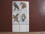 Block of 4 15 cent Wildlife Conservation US postage stamps, #1760-1763