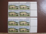 Two blocks of 4 (total 8) 1973 10 cent Rural America US postage stamps, #1505