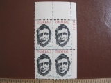 Block of 4 5 cent Thoreau US postage stamps, #1327