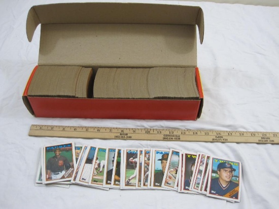 Topps Baseball Cards The Official 1988 Complete Set of 792 Picture Cards, 3 lbs 11 oz
