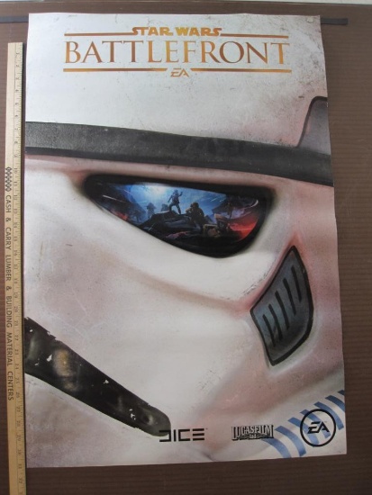 Star Wars Battlefront EA Games 2-Sided Poster, 22.75" x 33.5" poster will be rolled and shipped in a
