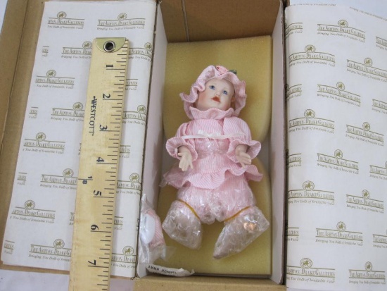 Emily Porcelain Doll, The Ashton-Drake Galleries Mini Doll Collection 92040, new in box, 9 oz