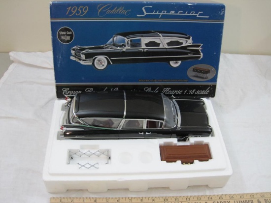 1959 Cadillac Superior Crown Royale Limousine Style Hearse 1:18 Scale, Sunset Coach by Precision