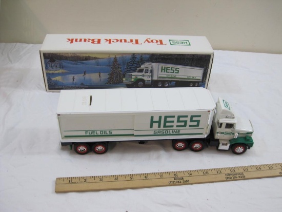 Hess Toy Truck Bank, in original bank, 1 lb 11 oz
