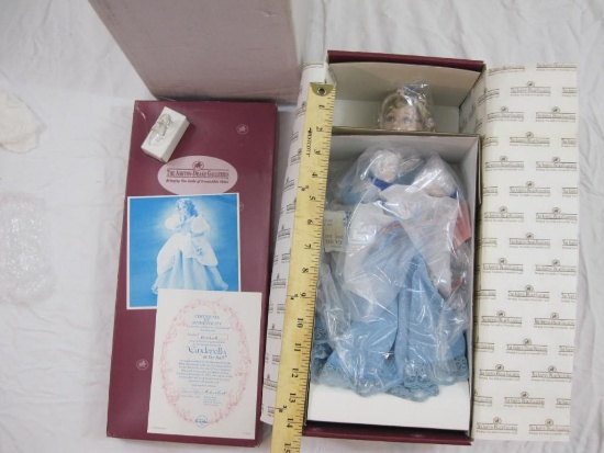 Cinderella at the Ball Porcelain Doll, The Ashton-Drake Galleries, with Certificate of Authenticity,