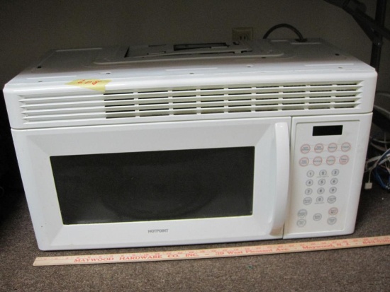 Built-in Hotpoint Microwave, white in working condition #35