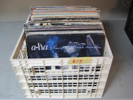 Box Lot of Vinyl Record Albums, Rock, Bowie, Mellencamp and more, over 30 albums #35