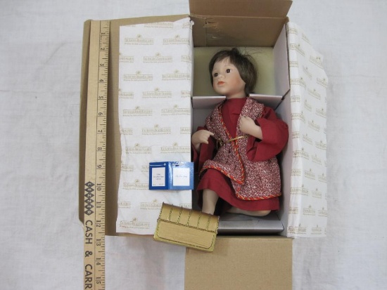 The First King Porcelain Doll, Oh Holy Night Nativity Collection, The Ashton-Drake Galleries, in