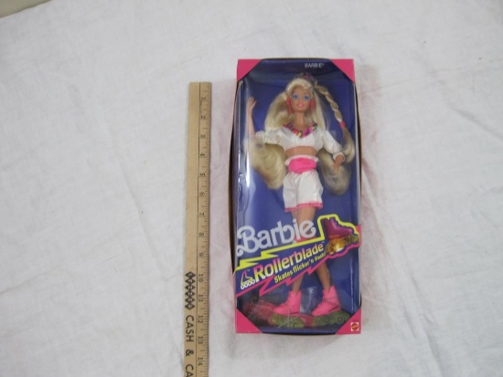 Rollerblade Barbie, NRFB, box has some damage (AS IS), 1991 Mattel, 12 oz
