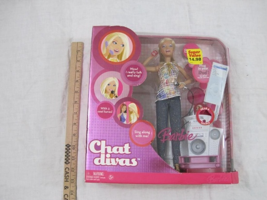 Chat Divas Barbie, sealed, 2006 Mattel, 1 lb 13 oz