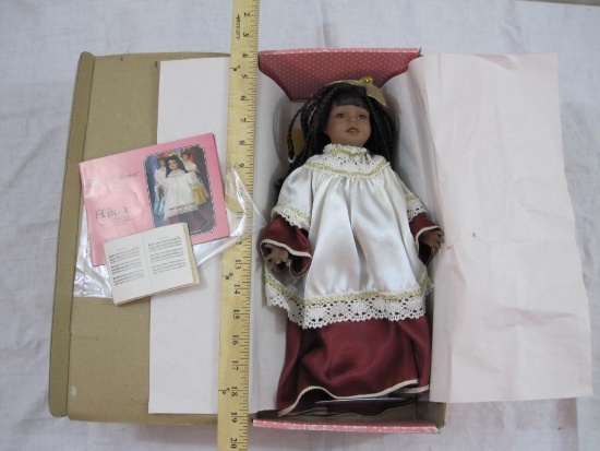 Grace Musical Porcelain Doll, Paradise Galleries Singing Sweetheart Collection, in original box with